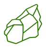 green rock illustration