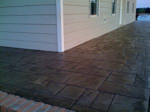 seal stamped concrete