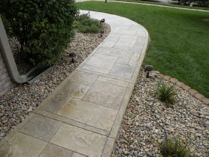 how to care for stamped concrete